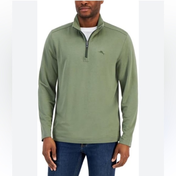 Tommy Bahama Kohala Peak Classic Fit 1/4 Zip Sweater - Picture 1 of 5